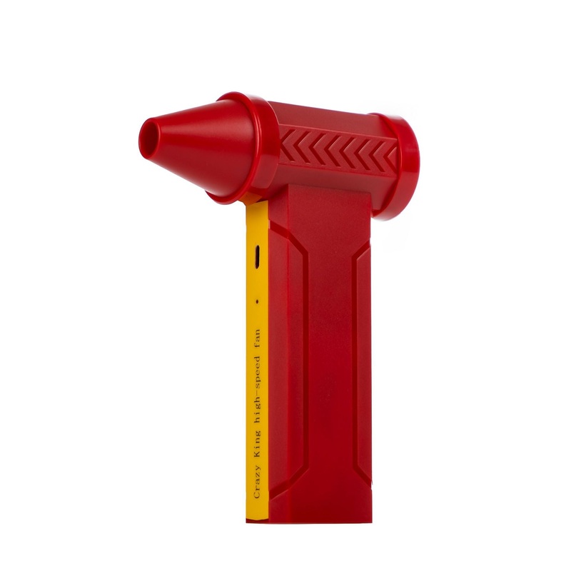 Portable Jet Fan – 200W Powerful Handheld Air Duster & Blower (Red)