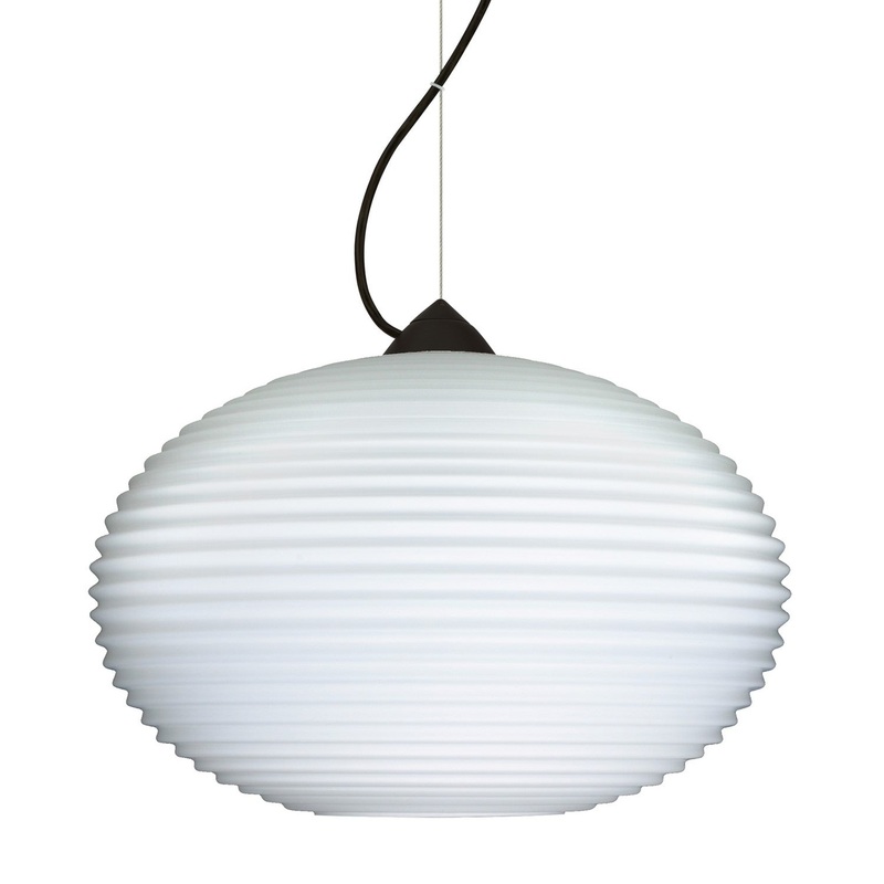 Besa 1KX-491307-BK Besa Pape 12 Pendant One Light Pendant Black