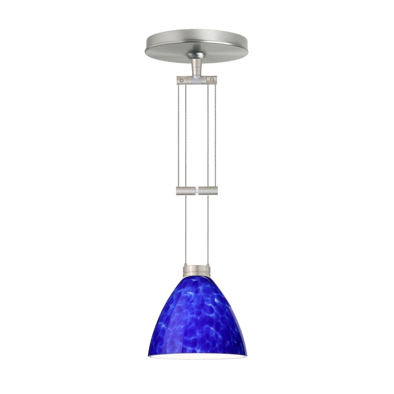 Besa 1XA-177986-SN Mia One Light Pendant Satin Nickel