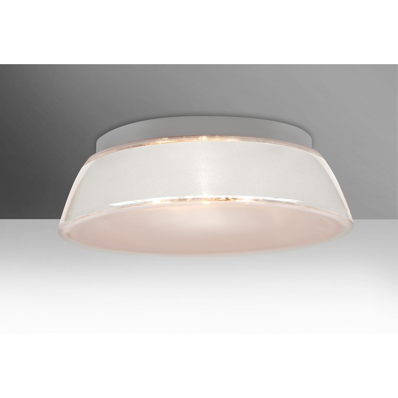 Besa 9662WHC-LED Pica Three Light Ceiling Mount