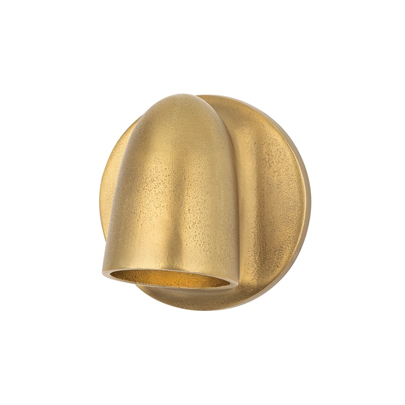 Canna Wall Sconce Aged Brass