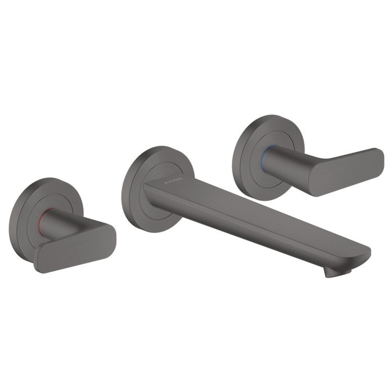 Faucet Trim Citterio C Widespread 2 Lever Brushed Black Chrome WaterSense ADA 1.2 Gallons per Minute