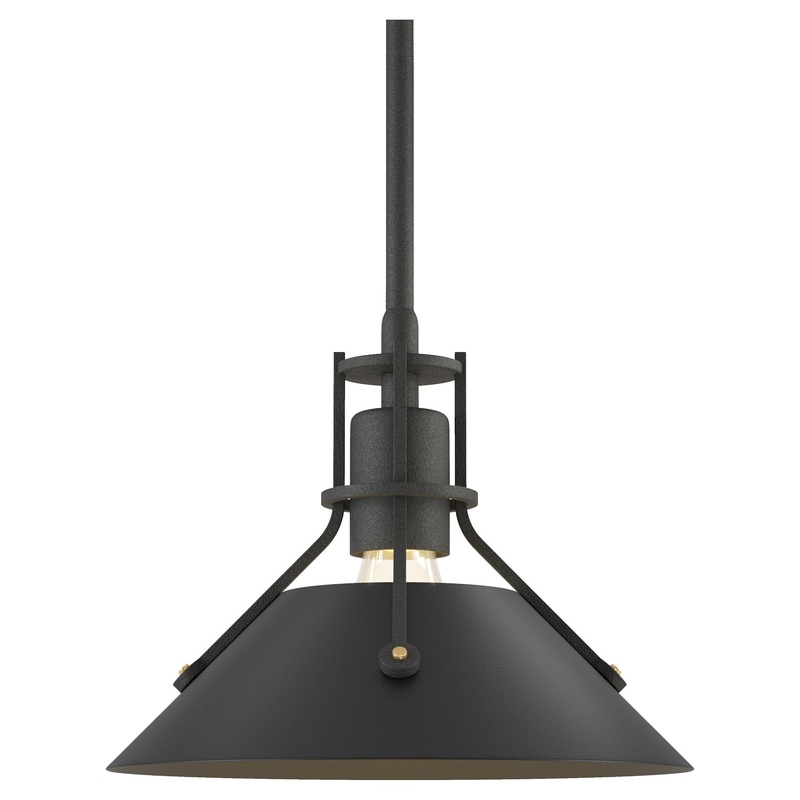 Henry Mini Pendant Natural Iron Black