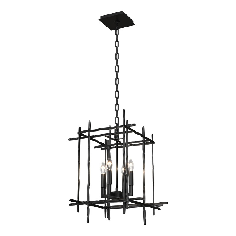 Tura 4-Light Small Chandelier Ink