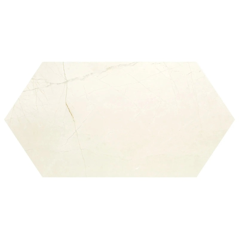 24 Inch Avorio Crema Picket Honed Marble Tile – 12″ x 24″