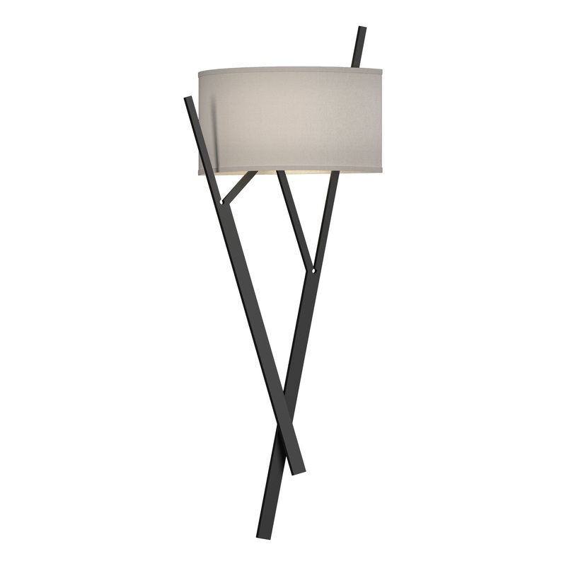 Arbo Sconce Black Flax Shade (SE)