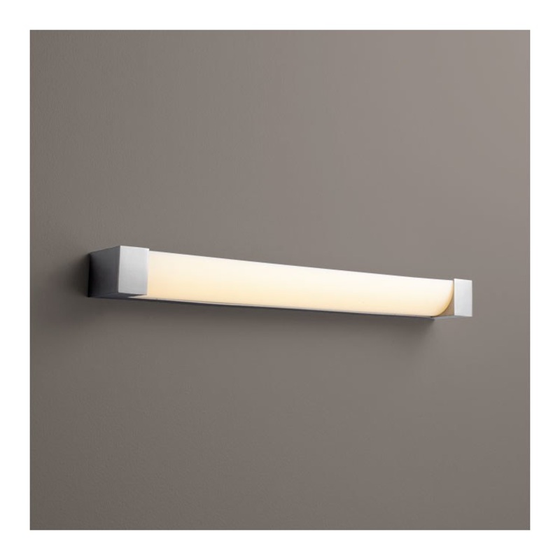 Balance Single-Light 26″ LED Bathroom Vanity Fixture – Satin Nickel