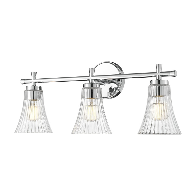 Belle 3-Light Vanity Chrome