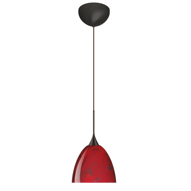 Besa 1XC-7570MA-BR Sasha One Light Pendant Bronze (Discontinued)