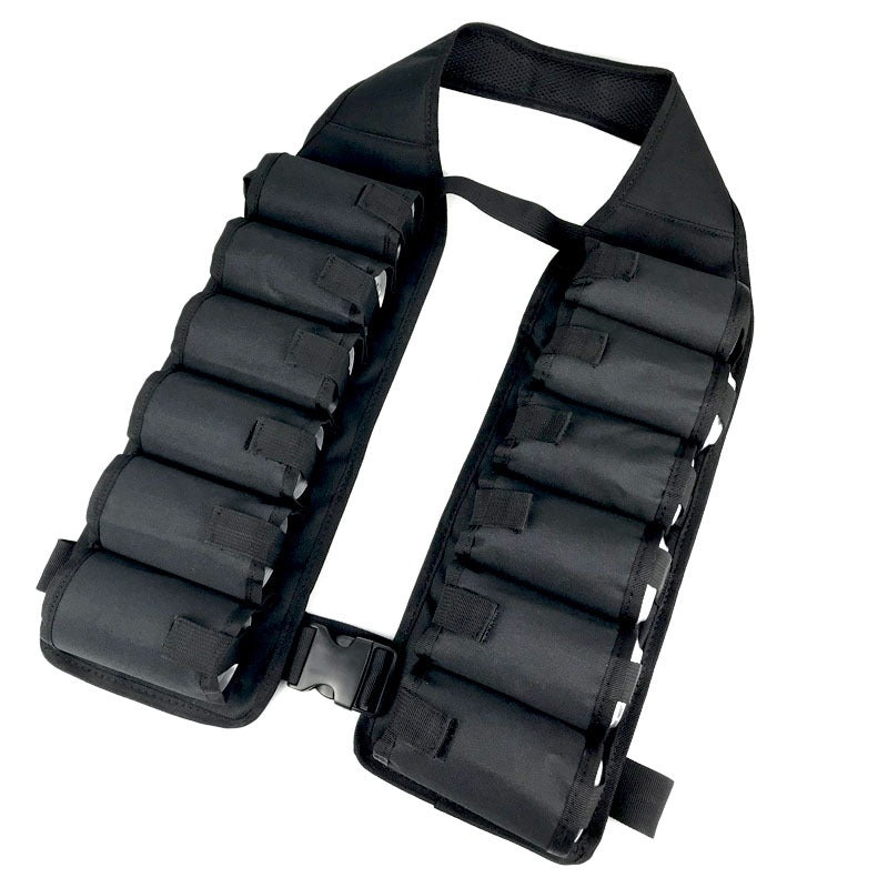 Black Ultimate 12-Can Beverage Carrier Vest – Hands-Free Outdoor Party Backpack