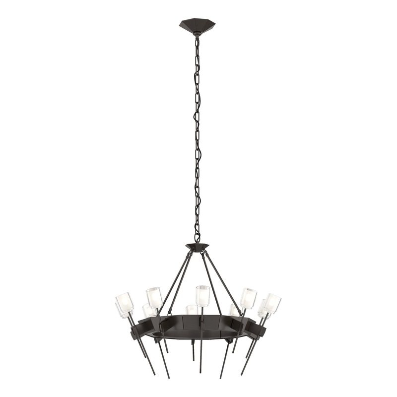 Echo 10-Light Circular Chandelier Oil Rubbed Bronze