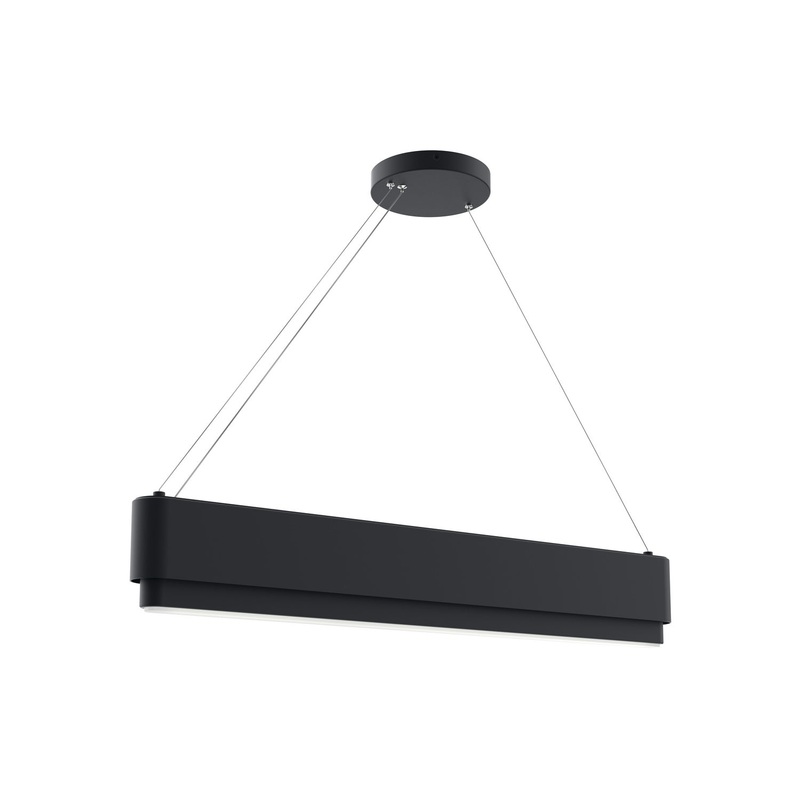 Kichler 84316MBK LED Linear Chandelier, Matte Black