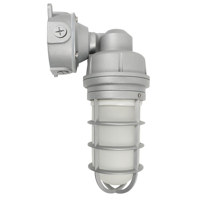LED Adjustable Vapor Tight Fixture in Gray Finish by Nuvo Lighting