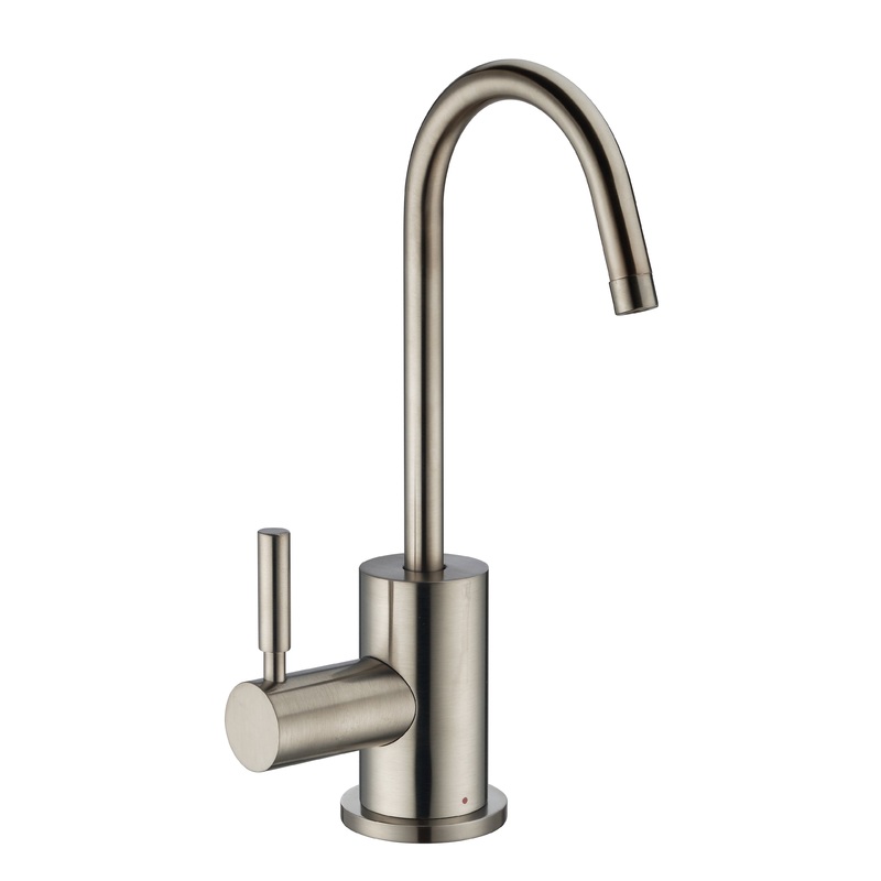 Point of Use Instant Hot Water Drinking Faucet with Gooseneck Swivel Spout