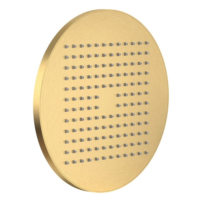 Showerhead Modern 1 Functions Rain Brushed Cool Sunrise 10 Inch 2.5 Gallons per Minute Drenching Spray