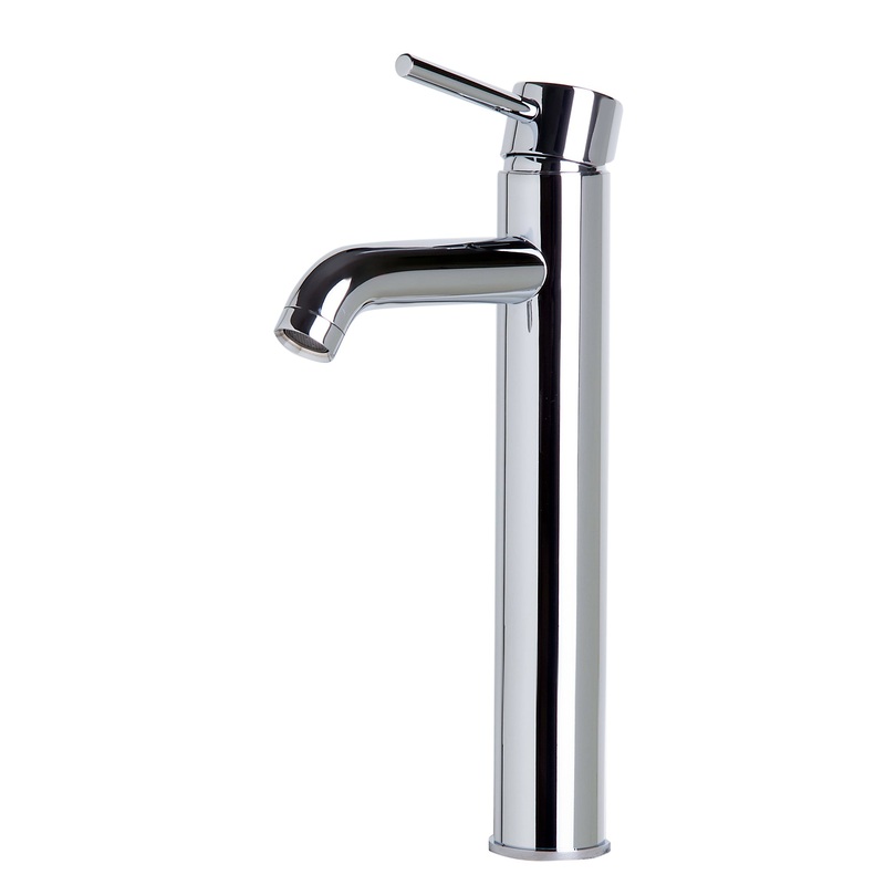 ALFI brand AB1023-PC Tall Polished Chrome Single Lever Bathroom Faucet