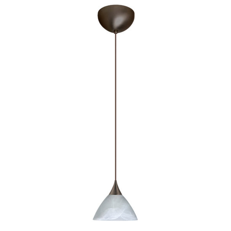 Besa 1XC-174352-BR Domi One Light Pendant Bronze