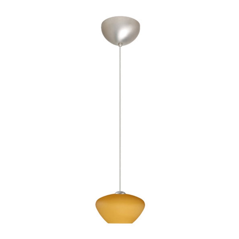 Besa 1XC-541080-SN Peri One Light Pendant Satin Nickel