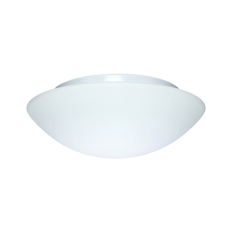 Besa 977107C Nova Two Light Ceiling Mount White