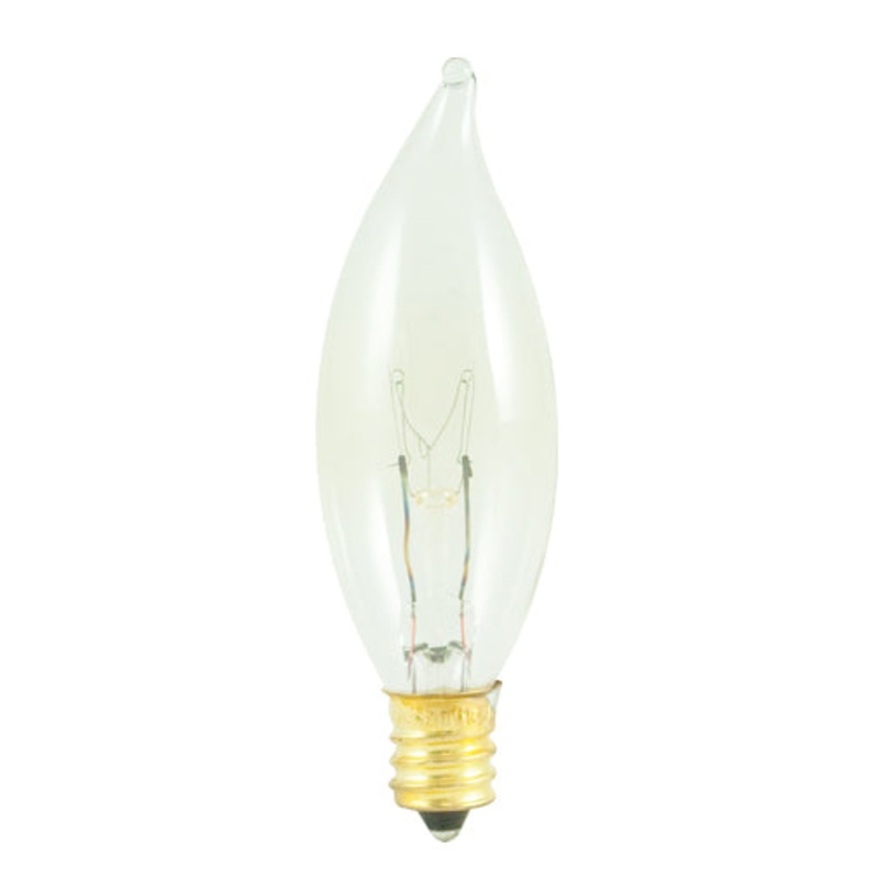 Bulbrite 403125 Flame Light Bulb Clear