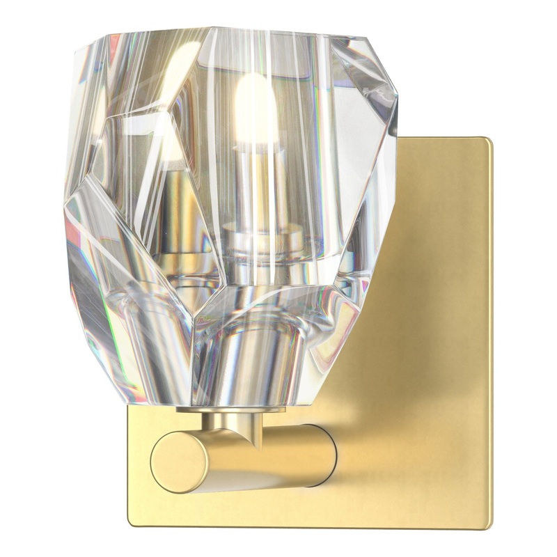 Gatsby 1-Light Bath Sconce Modern Brass
