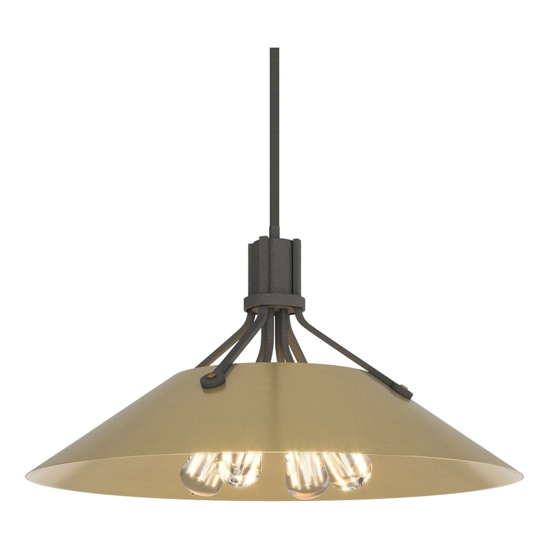 Henry Pendant Natural Iron Modern Brass