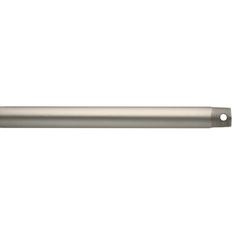 Kichler 360000NI Fan Down Rod, Brushed Nickel