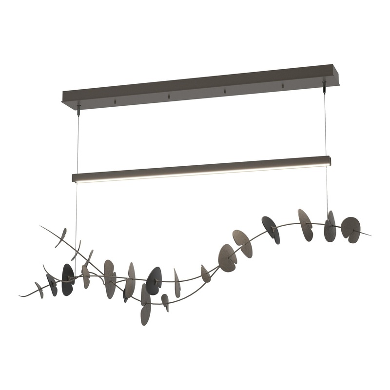 Lily LED Pendant Dark Smoke Black