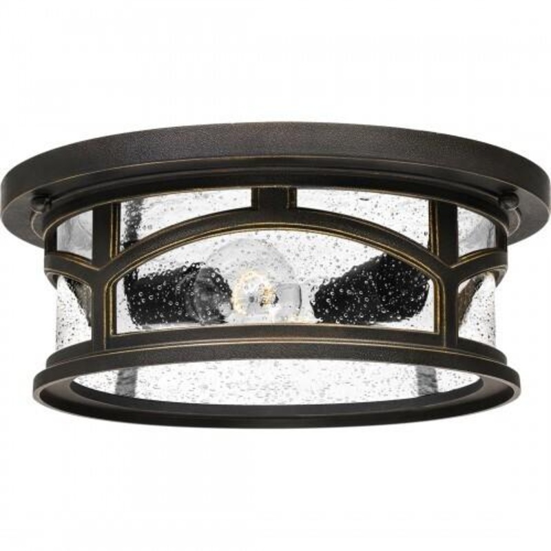 Quoizel MBH1613PN Marblehead Outdoor flushmount palladian bronze Outdoor Lantern