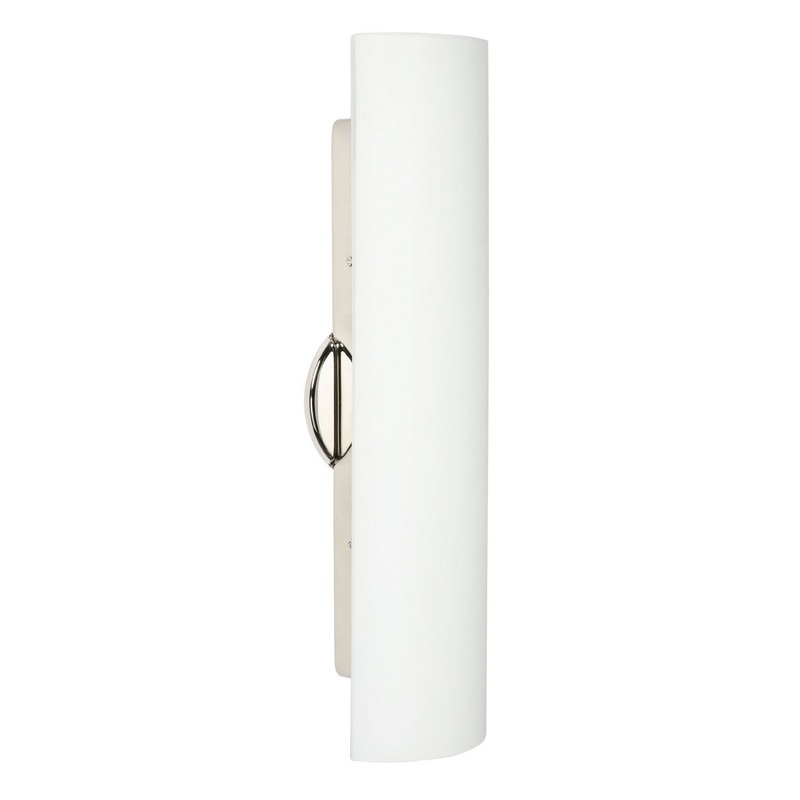 Three Light Wall Sconce from the Darci Collection in Polished Nickel Finish by Besa