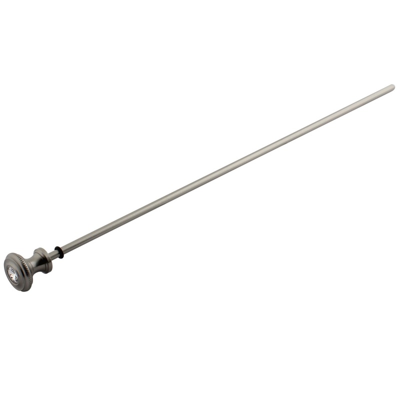 Wilshire KSPR1978WLL Brass Pop-Up Rod, Brushed Nickel