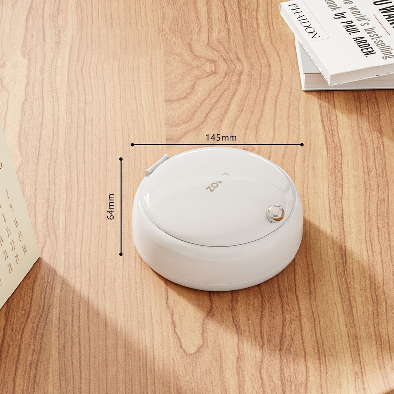 White Modern Compact Sewing Kit Organizer – All-in-One with Magnetic Needle Case